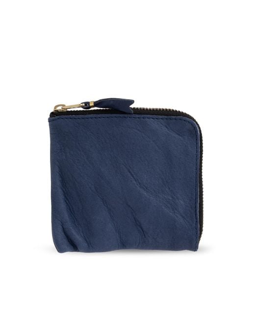 Comme des Garçons Blue Leather Waist Bag