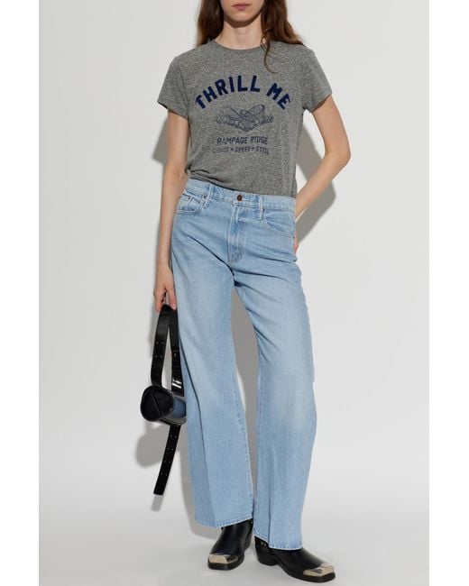 Mother Blue 'The Whip Skimp' Jeans Trousers