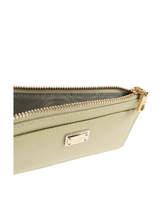Dolce & Gabbana Natural Leather Card Holder