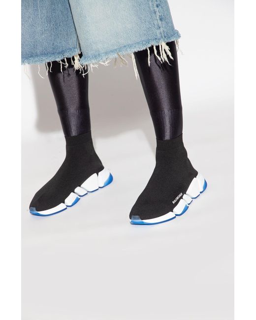 Balenciaga Speed Sock Knit Trainers - Black - UK 8 - SGN Clothing - SGN Clothing