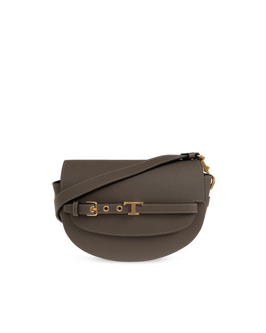 Tod's Brown Leather 'Mini' Bag
