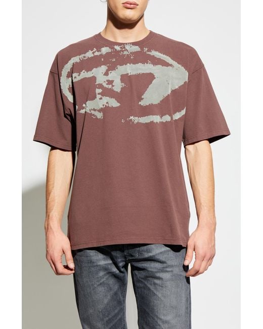 DIESEL Brown T-Shirt 'T-Boxt-N14' for men