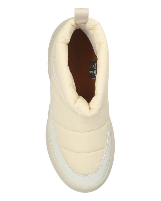 Moon Boot Natural 'Mezzaluna Puffy' Snow Boots