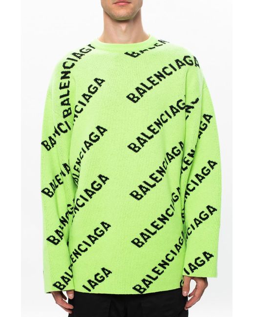 balenciaga neon sweatshirt