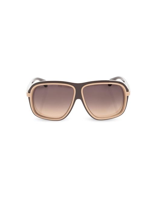 Moncler Brown "Twotone" Sunglasses