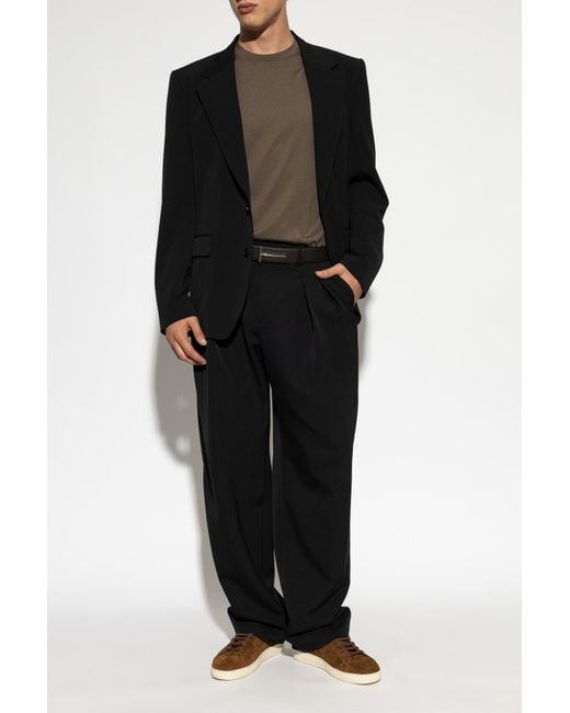 Tom Ford Brown Crew Neck T-Shirt for men