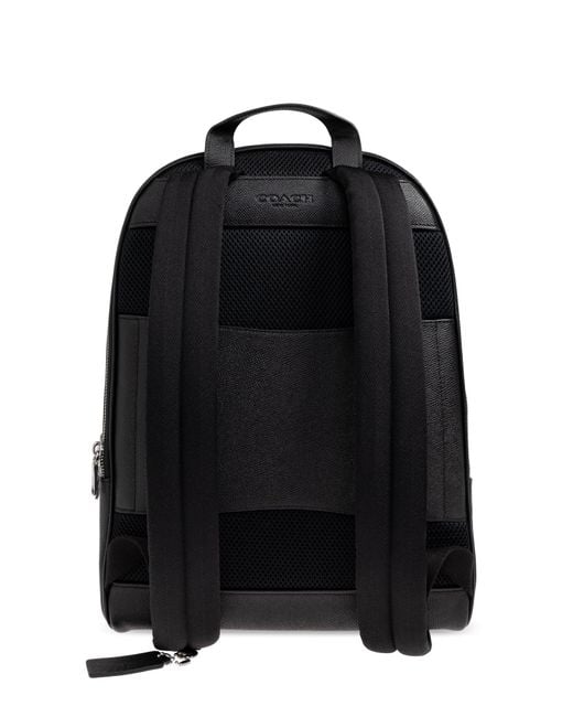 COACH Black "Wade" Backpack for men