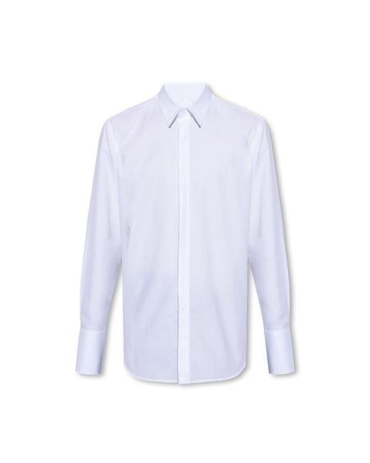 Ferragamo White Cotton Shirt for men