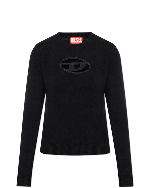 DIESEL Black Sweater M-Areesa-Slim