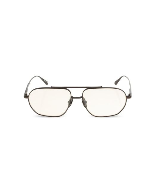 Linda Farrow Black 'Arden' Sunglasses