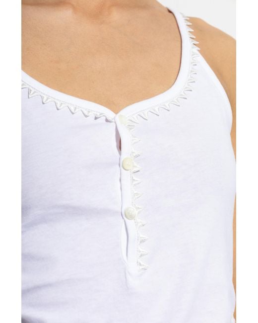 Jacquemus Blue Strap Top