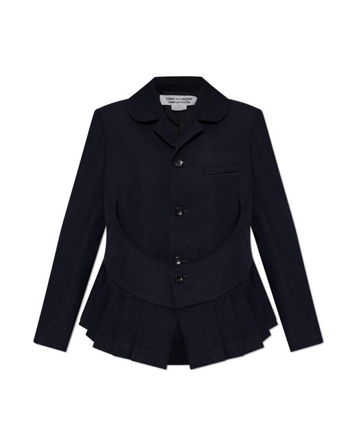 CDG by Comme des Garcons Blue Wool Jacket