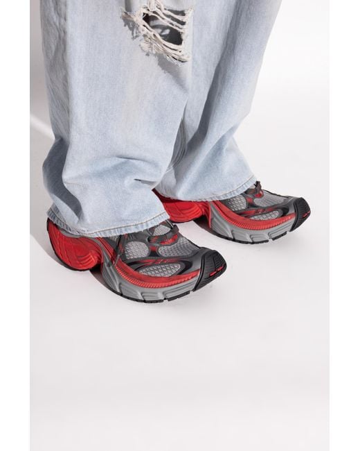 Balenciaga Red Sports Shoes '6Xl' for men