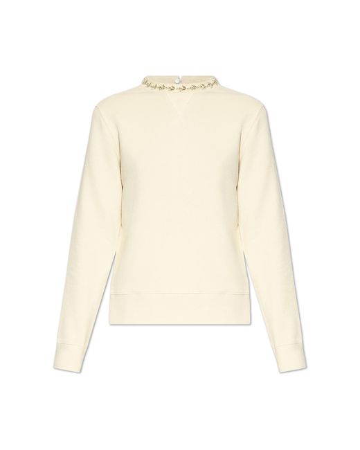 Golden Goose Deluxe Brand Natural Cotton Sweatshirt,