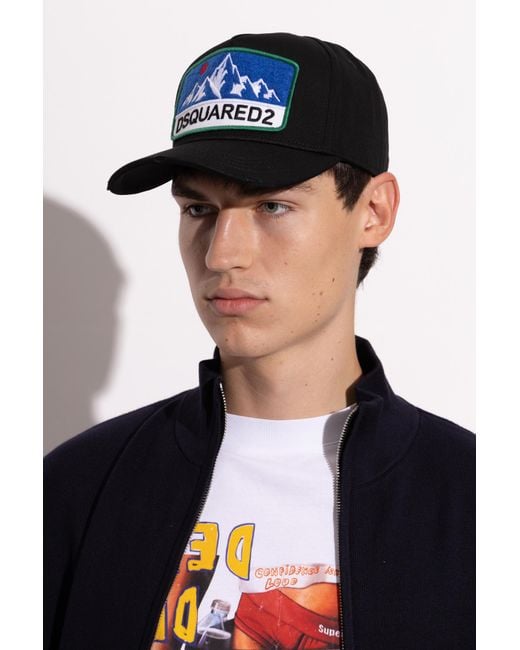 DSquared² Blue Baseball Cap for men