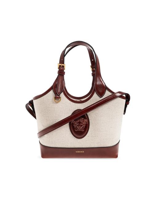 Versace Pink "Rivière Small" Shopper Bag