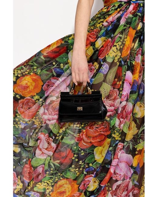 Dolce & Gabbana Black 'Sicily Small' Shoulder Bag