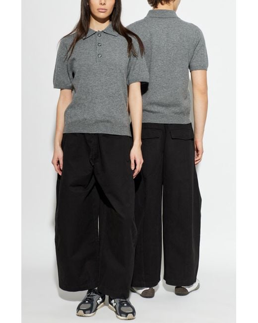 Entire studios Gray Wool Polo