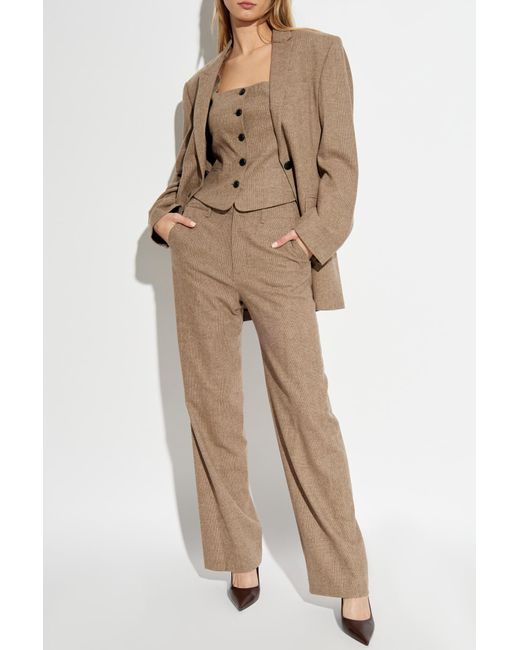 Rag & Bone Brown Wool Vest Mariana