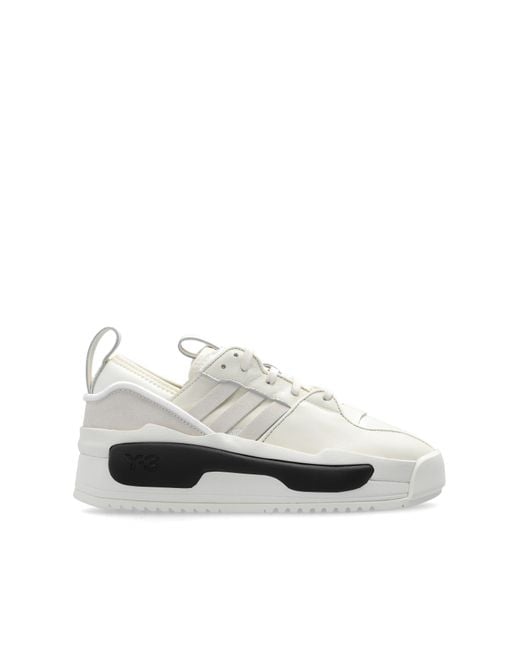 Y-3 White 'rivalry' Sneakers,