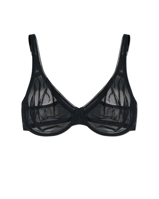 Hanro Black Bra From The "Smooth Illuslon" Collection