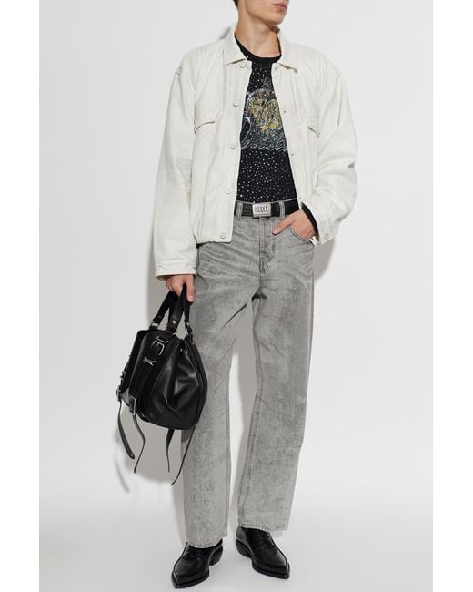 DIESEL Gray '2001 D-Macro-S9' Jeans for men