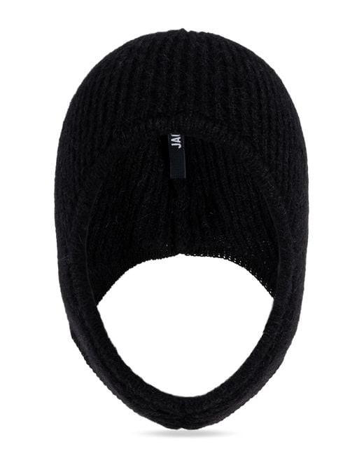 Jacquemus Black Wool Beanie