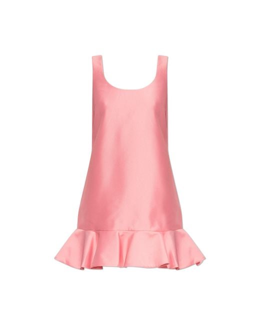 Self-Portrait Pink Short Strappy Dress