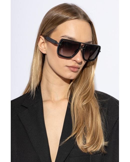 Balmain Black 'Soldier' Sunglasses