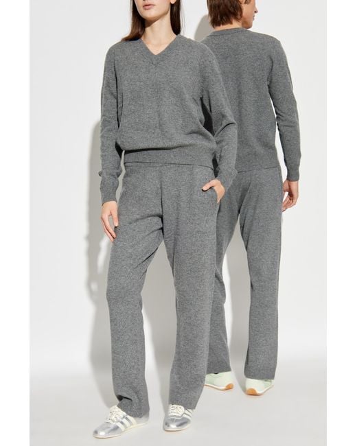 Entire studios Gray V-Neck Sweater