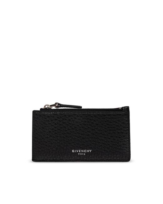 Givenchy Black Leather Card Holder