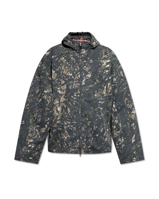 DIESEL Gray Jacket J-Lint for men