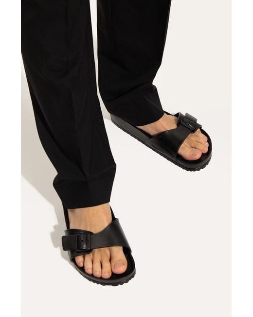 Birkenstock Madrid Eva Slides in Black for Men Lyst