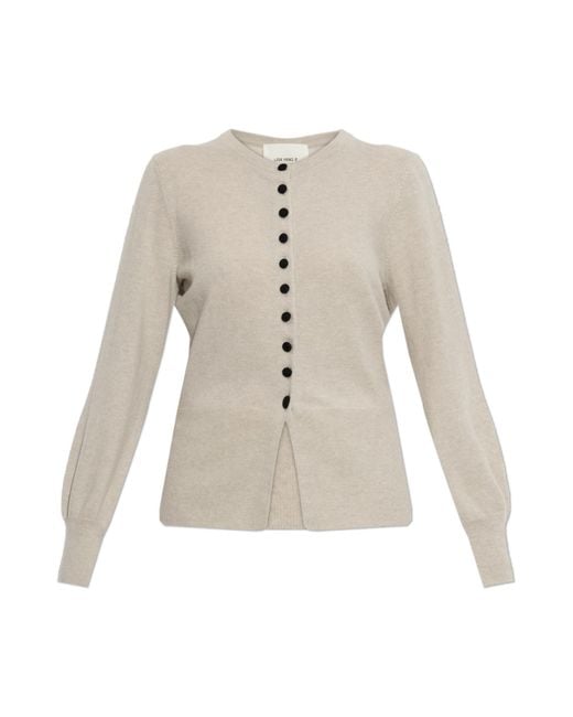 Lisa Yang Natural Cashmere Cardigan 'Maven'