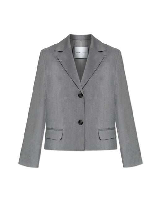 Samsøe & Samsøe Gray Jacket 'Sarila'