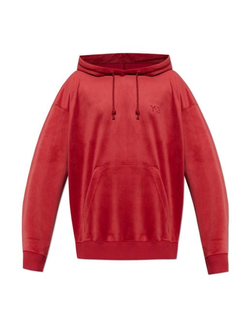 Y-3 Red Sweatshirt With Logo for men