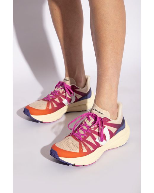 Veja Pink ‘Condor 3 Engineered-Mesh Cdr’ Sneakers