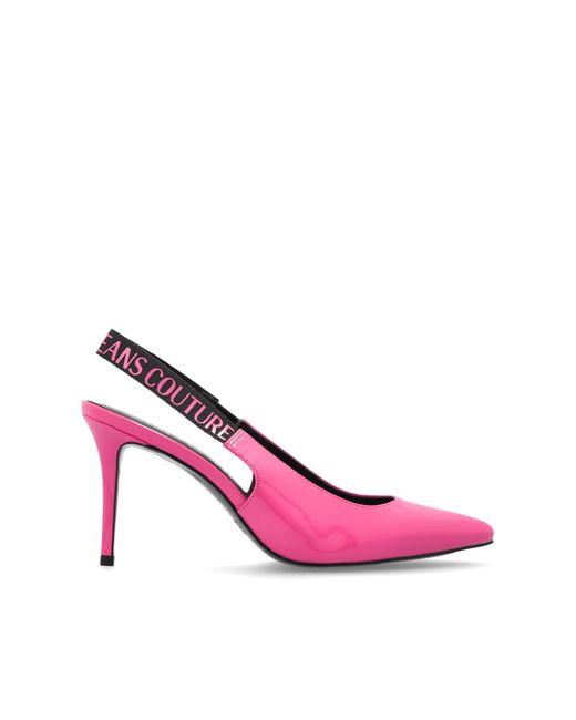 Versace Jeans Couture Pink Heeled Shoes