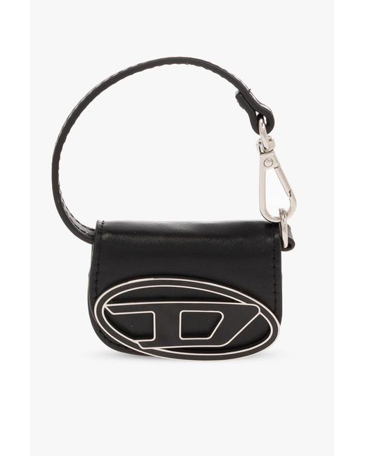 DIESEL Black '1Dr Micro' Keyring