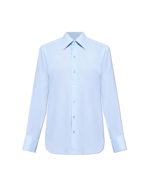 Tom Ford Blue Classic Shirt for men
