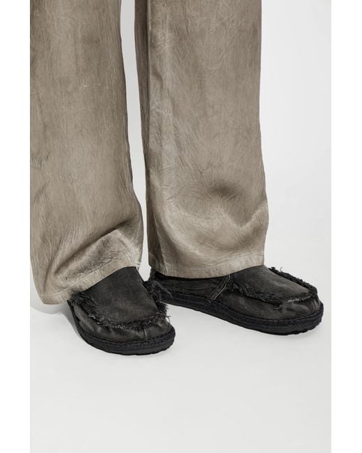 DIESEL Black 'D-Lukas' Shoes for men