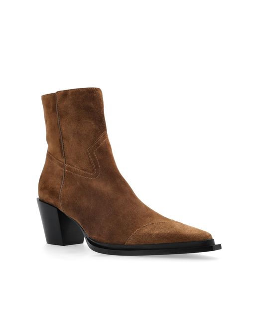 Jimmy Choo Black Suede Heeled Ankle Boots Cece Ab