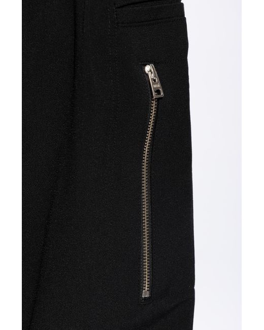 AMI Black Cargo Pants By