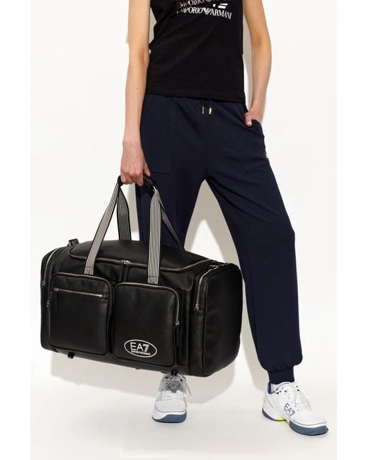 EA7 Black Hand Luggage