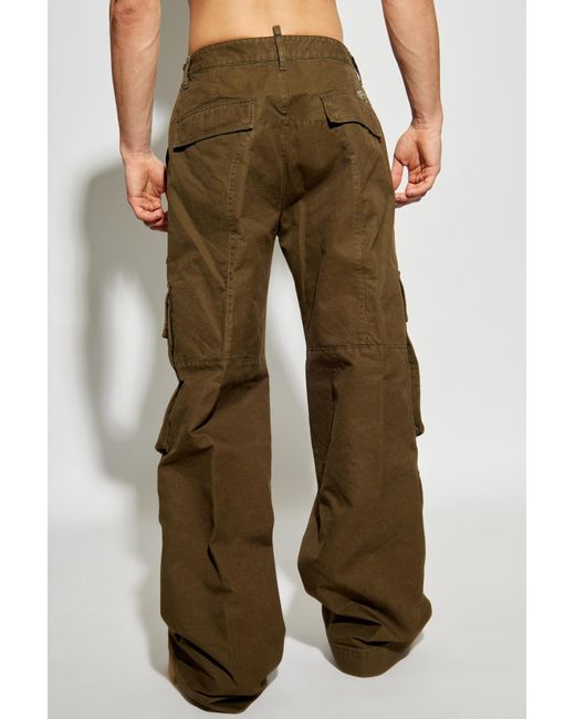 DSquared² Natural Cargo Trousers for men