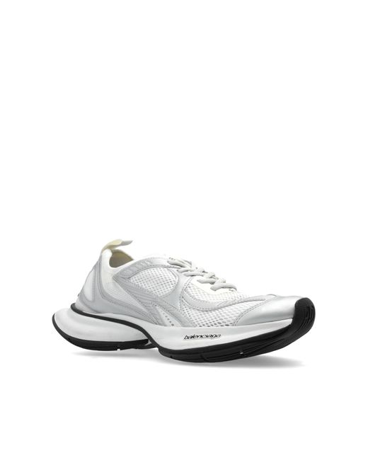 Balenciaga White Sports Shoes Circuit