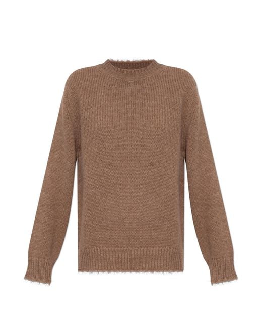 Jil Sander Brown Wool Sweater