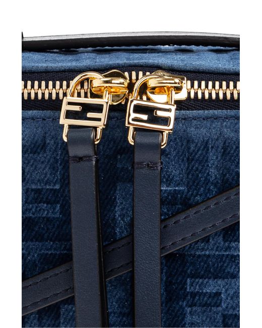 Fendi Blue "Vanity" Hand Bag