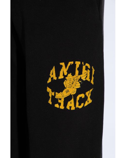Amiri Black Sweatpants With Logo, for men