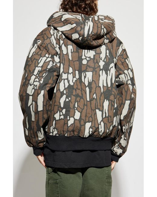Carhartt Green Double-Sided "Active" Jacket for men